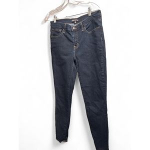 Women's size 29W 28L Jcrew mercantile denim dark wash skinny jeans.
